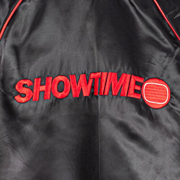 Vintage 80s Showtime Television Satin Jacket Size Small - Picture 3 of 12